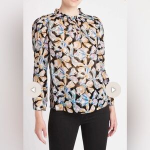 Rebecca Taylor beautiful Floral Women's floral blouse  - Multicolor medium